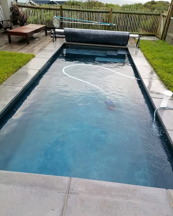 A pool cover in use in the Overberg