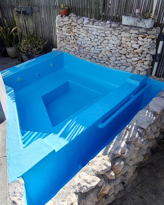 Fibreglass relining work, a fibreglass relining job