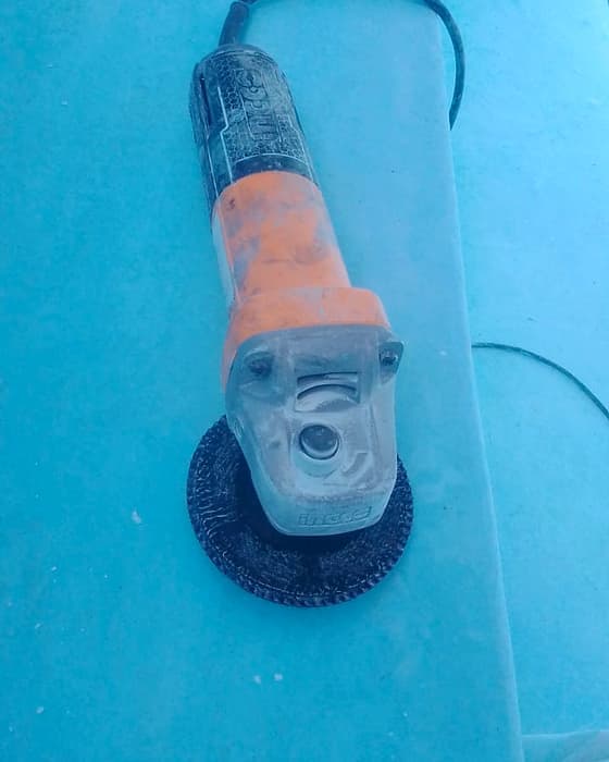 Fibreglass relining work, a maintenance client